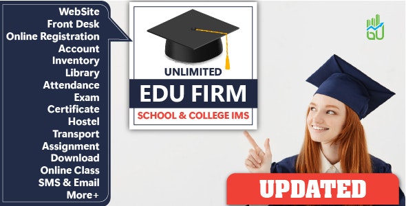 Unlimited Edu Firm School & College Information Management System - 23 November 2023 - nulled