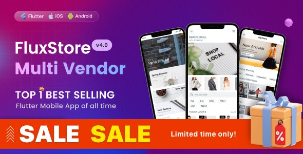 Fluxstore Multi Vendor v5.4 - Flutter E-commerce Full App