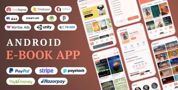 Android EBook App (Books App, PDF, ePub, Online Book Reading, Download Books) v21.0 - nulled
