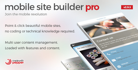 Mobile Site Builder Pro