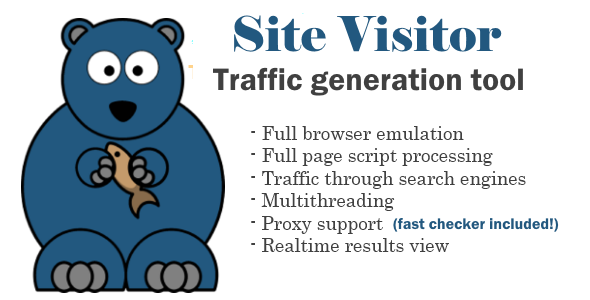 Site Visitor - Traffic generation tool