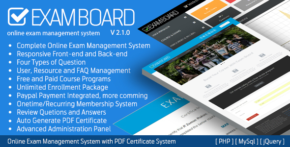 Exam Board – Online Exam Management System