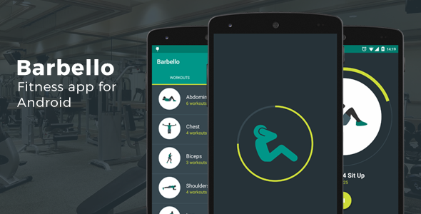 Barbello Fitness App for Android