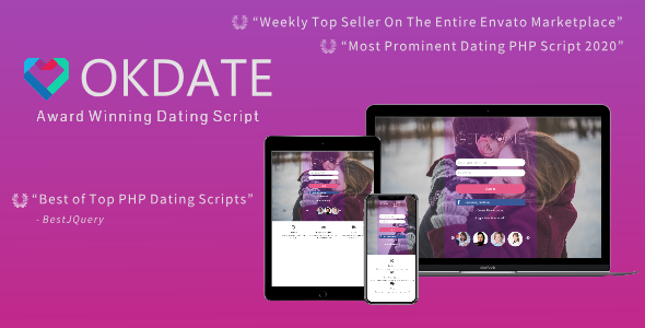 OKDate - Complete Dating Script (Desktop & Mobile Ready) v1.9