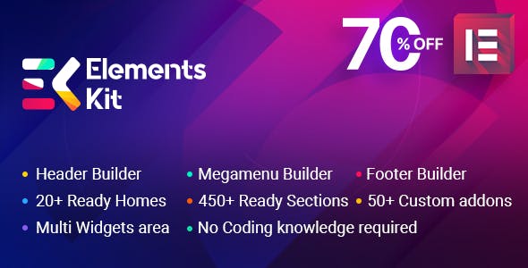 ElementsKit v4.1.1 - The Ultimate Addons for Elementor Page Builder