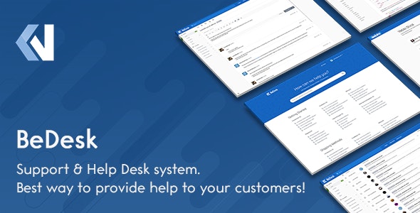 BeDesk v3.0.4 - Customer Support Software & Helpdesk Ticketing System