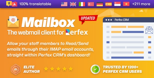 Mailbox v2.0.5 - Webmail based e-mail client module for Perfex CRM