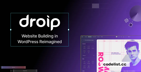 Droip v2.3.9 - No-Code website builder for WordPress