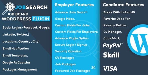 JobSearch v3.1.5 - WP Job Board WordPress Plugin