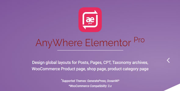 AnyWhere Elementor Pro v2.29.2 - Global Post Layouts