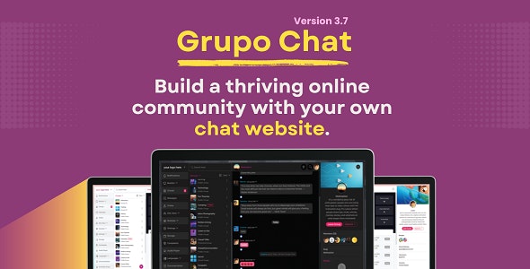 Grupo Chat v3.8 - Chat Room & Private Chat PHP Script - nulled