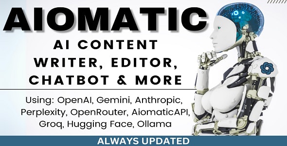 AIomatic v2.5.9 - Automatic AI Content Writer