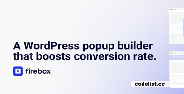 FireBox Pro v3.0.5 - A WordPress Popup Builder that boosts conversion rate