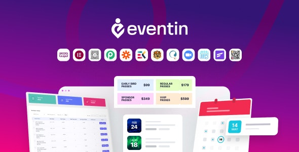 WP Eventin v4.0.32 - Events Manager & Tickets Selling Plugin for WooCommerce