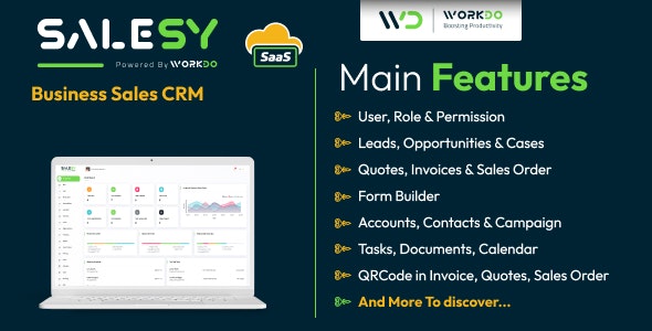 Salesy SaaS v7.1 - Business Sales CRM - nulled